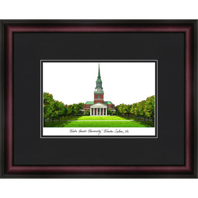NCAA Wake Forest Demon Deacons Academic Lithograph Picture Frame