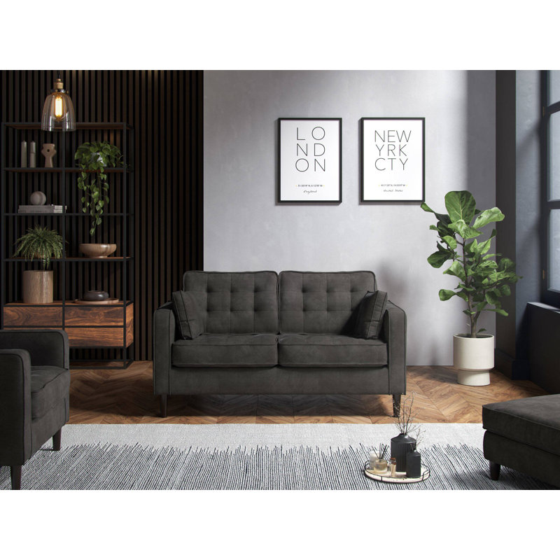 Arlo Sofa Touch Compact Sofa , 2, Graphite