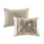 Édredon pour lit de repos 7 pièces Allurant Taupe