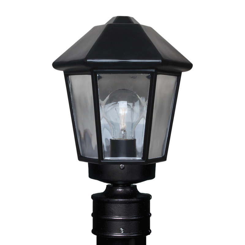 Tête de lanterne 1 lumière Donnie Classic, Noir