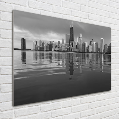 Chicago - No Frame Print on Glass
