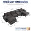 Canapé d'angle rembourré avec 2 repose-pieds-1982651130-1982651134