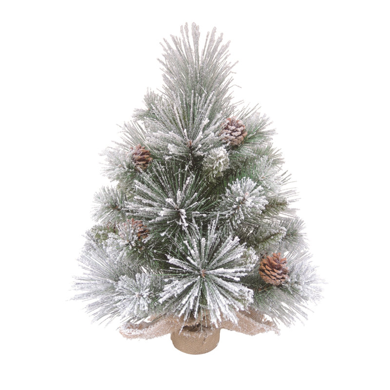 Le Holiday Aisle® artificiel. Arbre de Noël multicolore hiver pinecone enveloppé dans un sac, H 24 po x l 18 po x P 18 po
