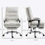 Fauteuil de bureau en microfibre à massage inclinable et chauffant, parfait pour la détente et le travail confortable-351684084