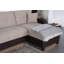 Canapé modulaire Lindsey beige avec similicuir chocolat-104469357