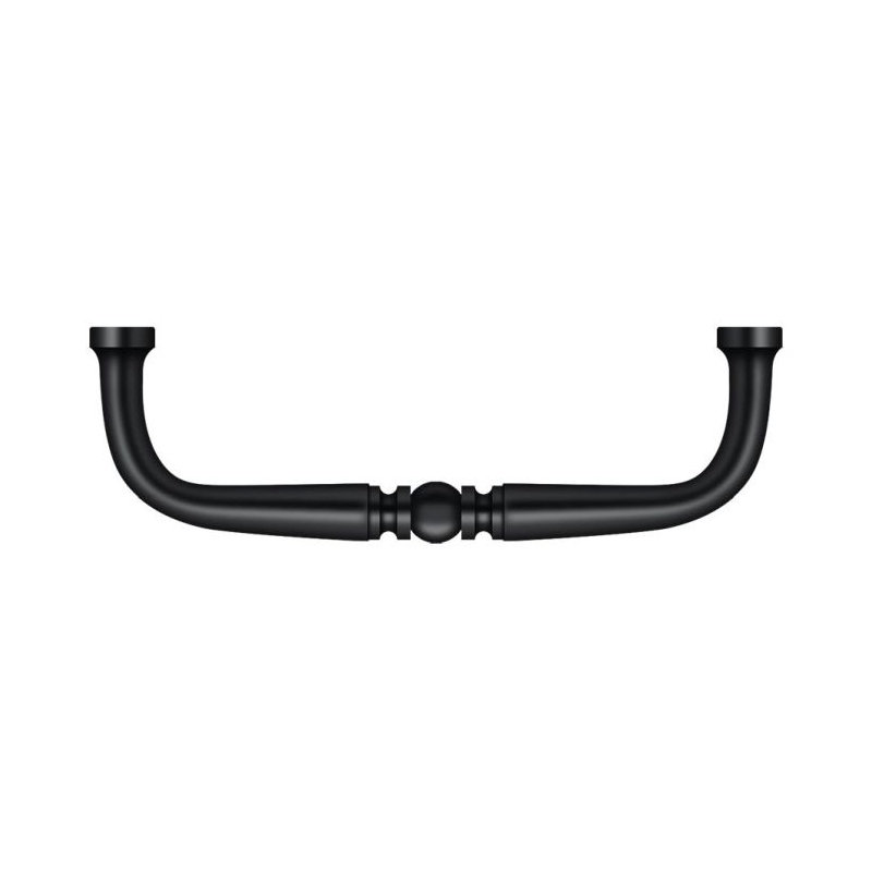 Poignée Deltana PCT350U19, traditionnelle, 3 1/2 po, peinture noire, Peinture noire