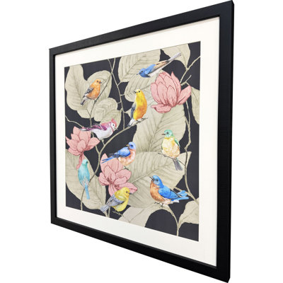 Tableau encadré d'oiseaux