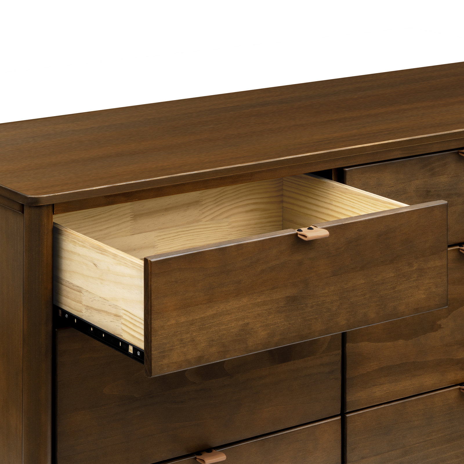 Bondi 6-Drawer Double Dresser, Brown