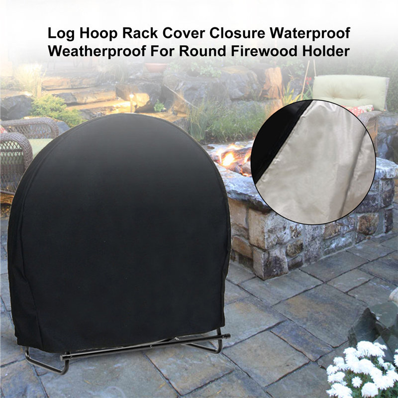 Rebrilliant Lamay 24'' W x 40'' D Log Rack Cover