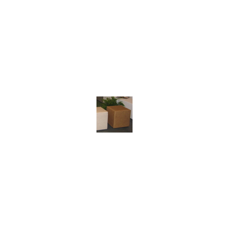 Dots Outdoor Ottoman, Cognac