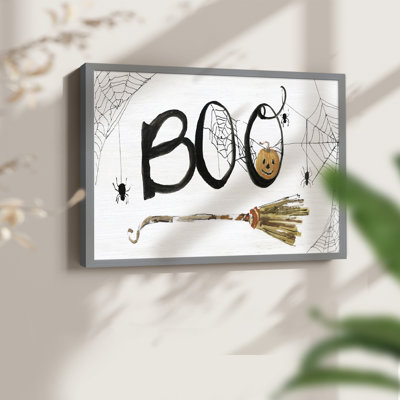 Boo -Framed Print - Restickable