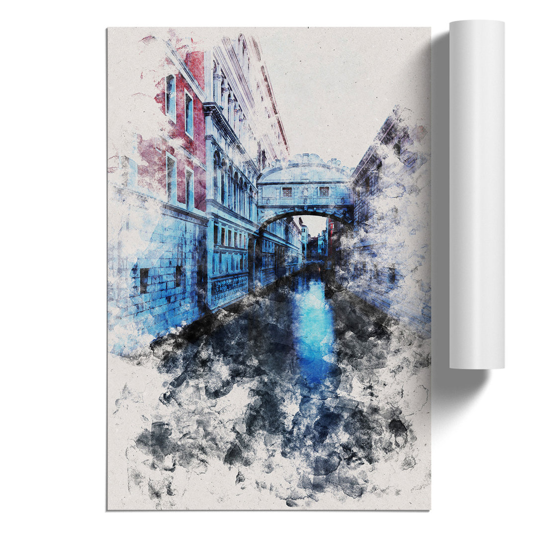 Bridge Of Sighs In Venice Italy - No Frame Print