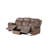 Zubaida Two Tone Grey Velvet Recliner Sofa w/USB Port & Drop Down Table-953050027