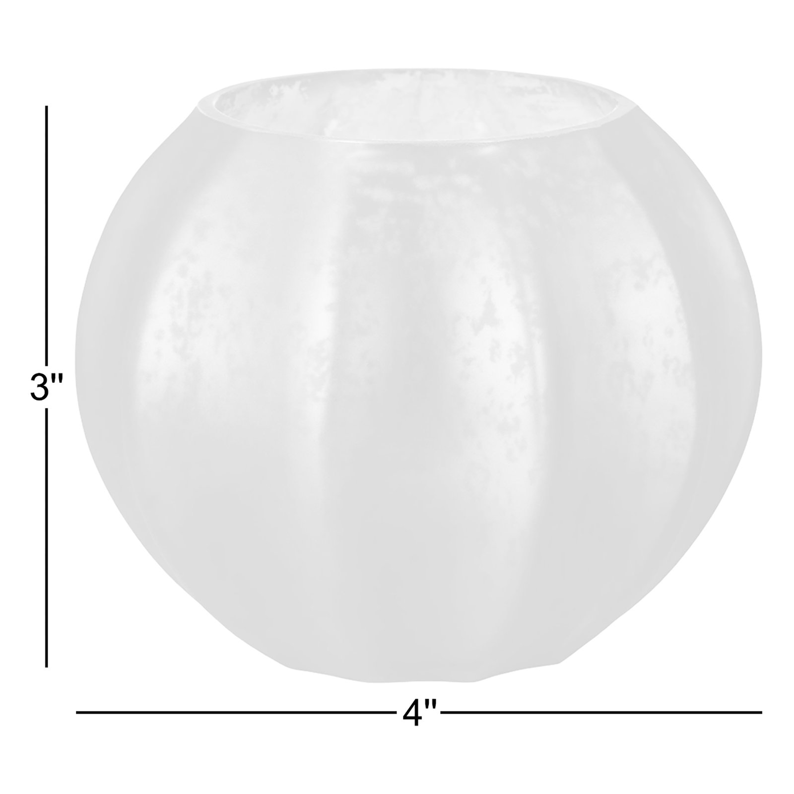  Midnight Pumpkin Mercury Pumpkin Candle, Black and Orange