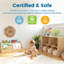 ECR4Kids 5-Compartment Easy-to-Reach Book Display with Storage, Childrens Furniture