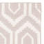 Tapis gris / ivoire en laine et coton tissé à plat à la main Fung-1589243779