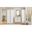 Armoire à linge avec tablettes réglables l 16 po x H 71 po x P 12 po