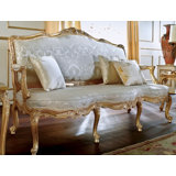 76" Recessed Arm Sofa