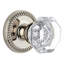 Grandeur Newport Rosette Double Dummy with Chambord Crystal Door Knob-635667658
