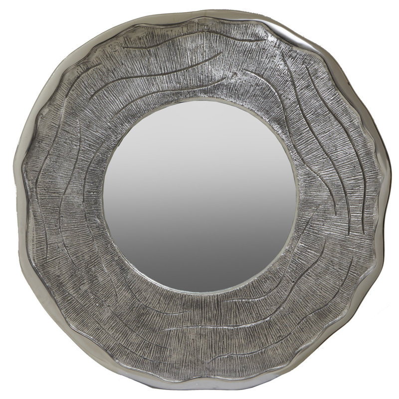 Hanford Metal Flat Wall Mirror, 94cm H x 94cm W