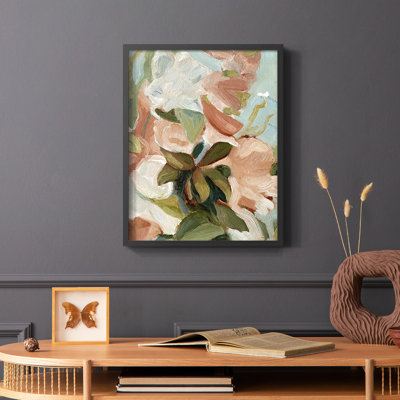 Bouquet Scatter IV, reproduction encadrée - bois massif