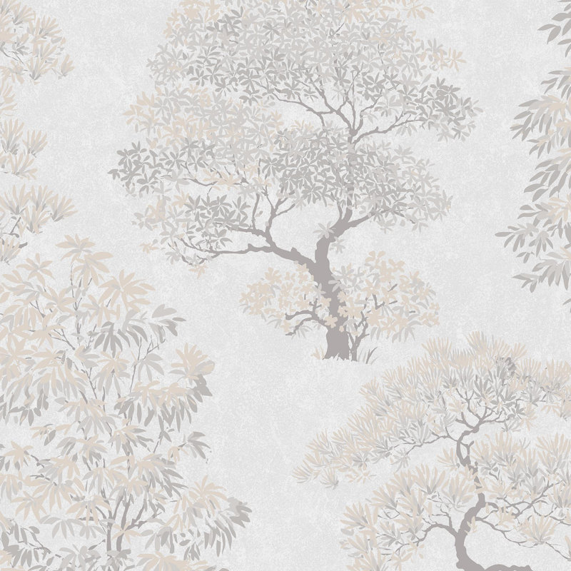Superfresco Elmwood Duck Egg Wallpaper, Brown