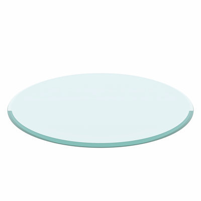 Round Tempered Glass Table Top