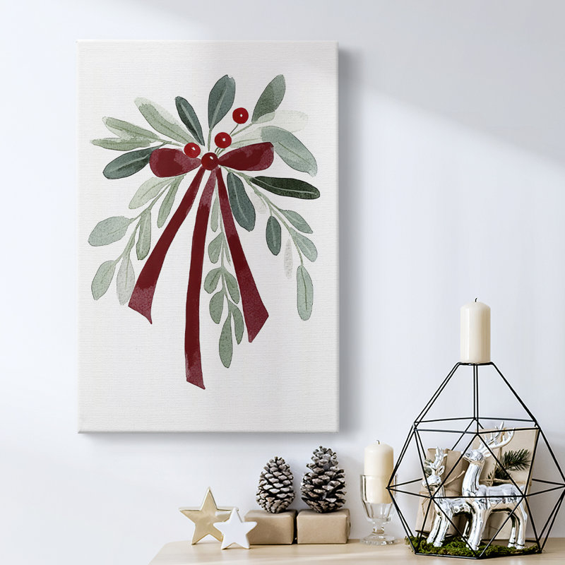 Art des Fêtes de Noël - Toile tendue avec châssis, style XVII, H 18 po x l 12 po