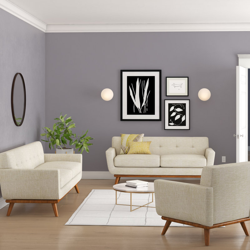 Causeuse et fauteuil Modway Engage, Beige