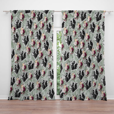 Semi Sheer Curtain Pair