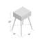 Table de chevet 1 tiroir Chaya-2062391324