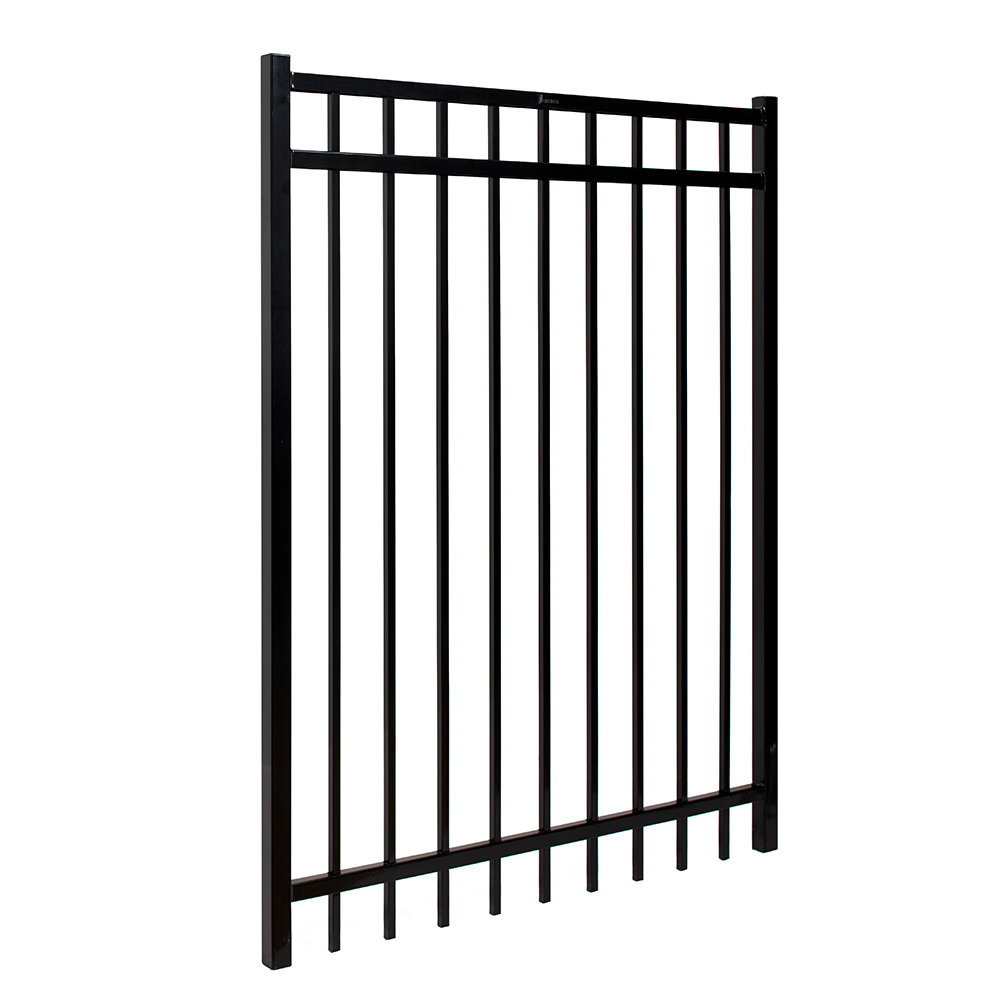 Versai Gloss Black Metal Gate Fortress Building Products
