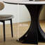Table ronde multifonctionnelle à dalle de roche blanche-1316808138