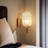 Ribbed Single Wall Lamp - Bronze - Clear