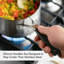 Casserole à induction en acier inoxydable avec marques de mesure et couvercle KitchenAid, 2 pintes