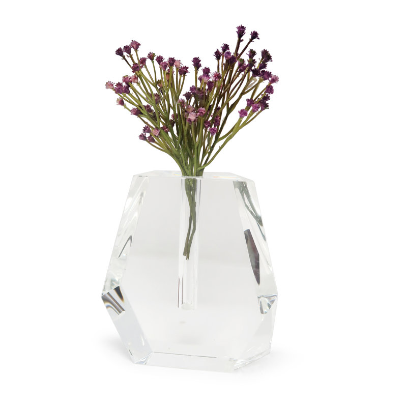 Vase de table Gatian, H 7,50 po x l 6,75 po x P 1,50 po