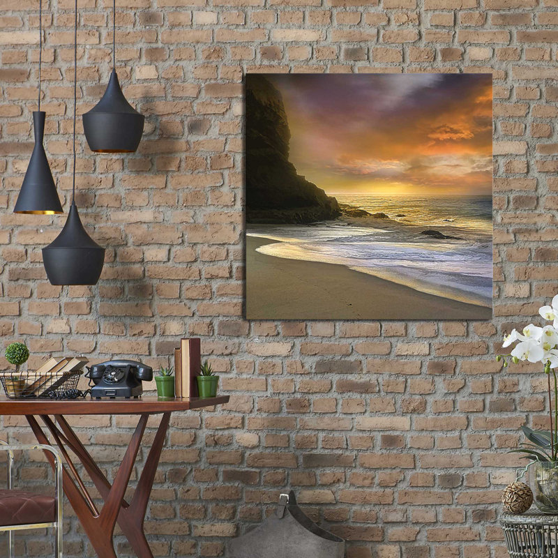 «Morning Fire», reproduction, H 18 po x l 30 po x P 1 po, Toile tendue