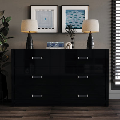 DRESSER IN BLACK