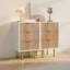 40cm W Manufactured Wood Bedside Table