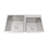Modern Minimalist Rectangular Stainless Steel Dual Bowl Countertop Drop In Kitchen Sink-122722935
