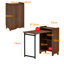 Foldable Modular Iron Floating Desk