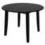Ensemble de salle à manger 5 pièces Vivienne - Table noire avec chaise noire