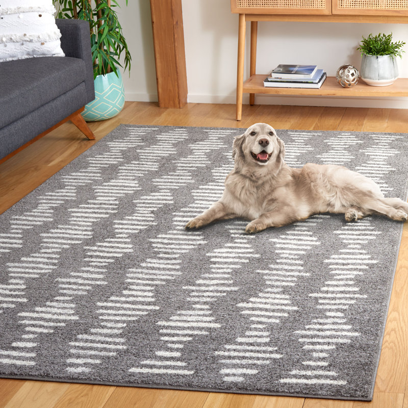 Kambel Tulum Performance Abstract Rug, Rectangle 5'5" x 7'7"