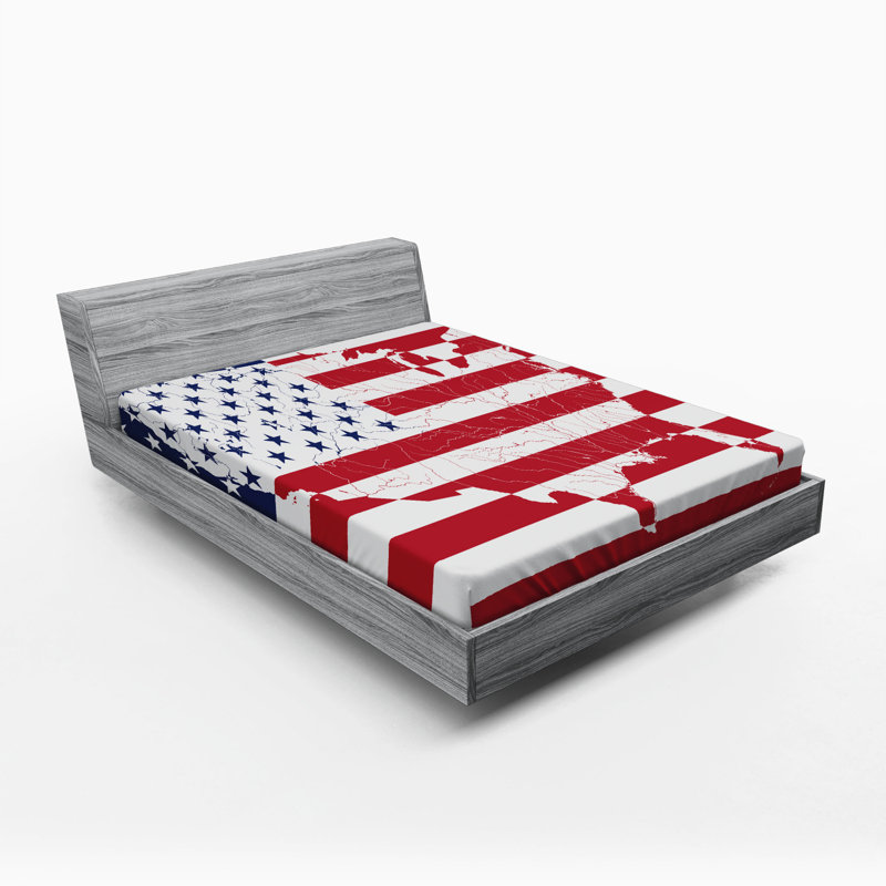 Microfiber Striped Fitted Sheet, Full Fitted Sheet