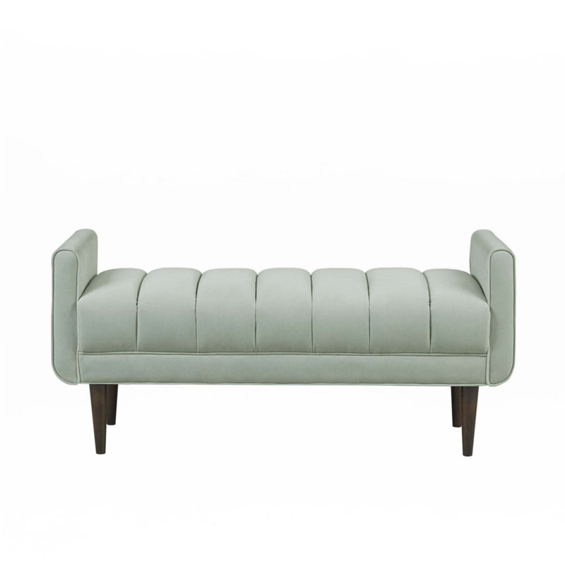 Banc d'appoint rembourré moderne