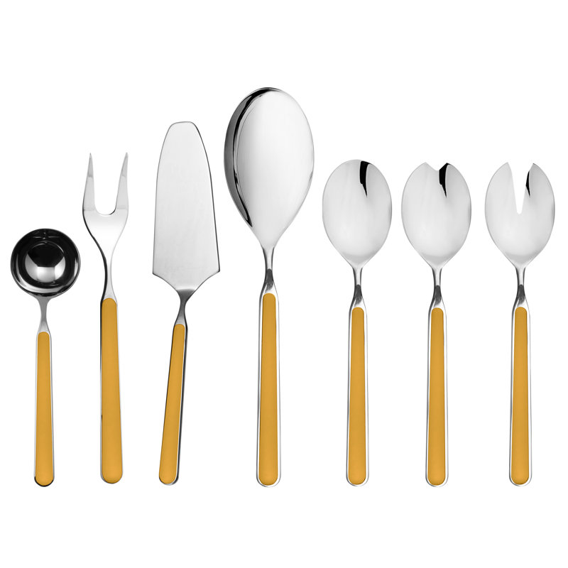 Fantasia 7 - Piece Hostess Set, Mustard