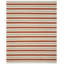 Racing Point Striped Area Rug in Terry White/Racing Red-1153101095