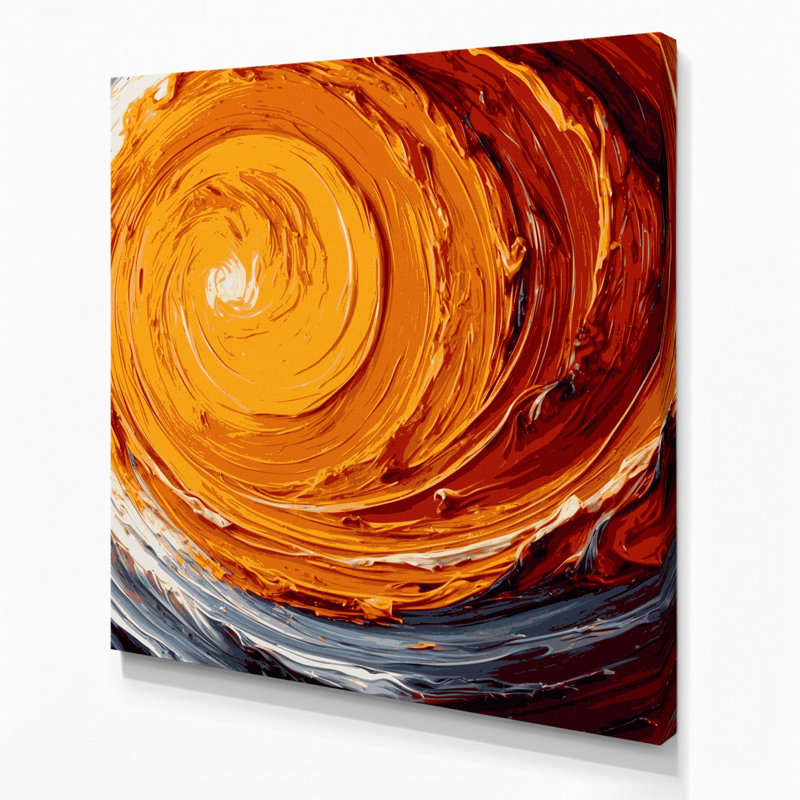 «Space Solar flares and protinences», art mural sur toile brune, H 16 po x l 16 po