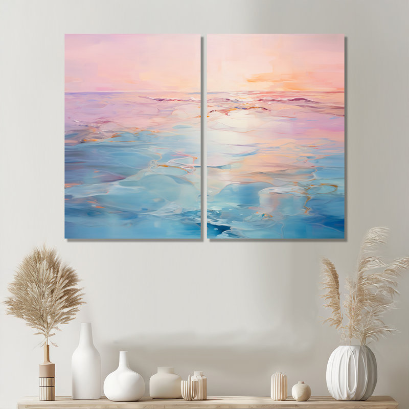 Rambo - Coastal Coastal Waves, art mural, Wrapped Canvas, Does Not Apply, 36" H x 48" W