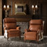 Terecita Traditional Richard Cowhide Genuine Leather Manual Recliner (Set of 2)